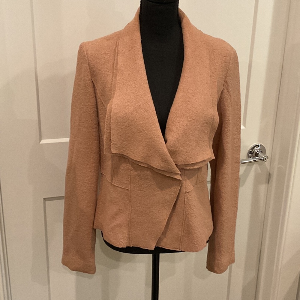 Cupid Women's Soft Blazer in Warm Tan